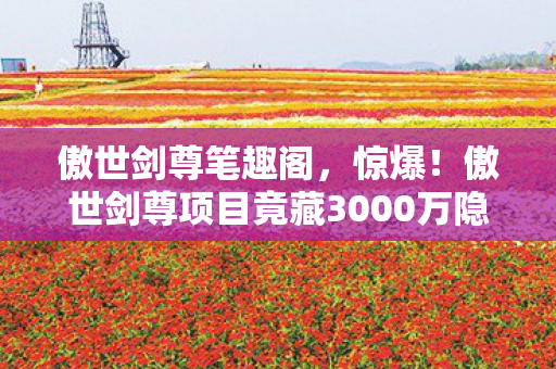 傲世剑尊笔趣阁，惊爆！傲世剑尊项目竟藏3000万隐情，离职老兵掀桌吓一跳！