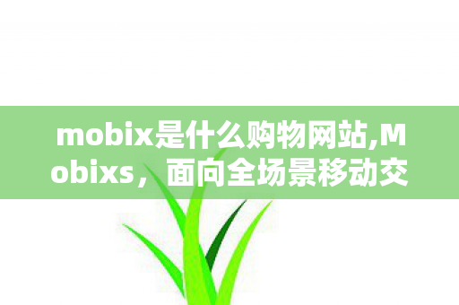 mobix是什么购物网站,Mobixs，面向全场景移动交互的智能生态新范式