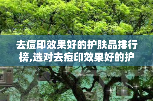 去痘印效果好的护肤品排行榜,选对去痘印效果好的护肤品,轻松消褪痘印养出匀净透亮肤质 去痘印效果好的护肤品排行榜,选对去痘印效果好的护肤品,轻松消褪痘印养出匀净透亮肤质