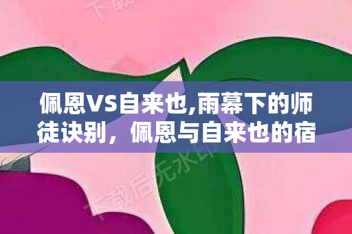 佩恩VS自来也,雨幕下的师徒诀别，佩恩与自来也的宿命对决