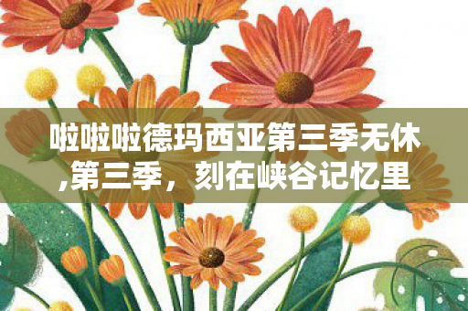 啦啦啦德玛西亚第三季无休,第三季,刻在峡谷记忆里的青春回响 啦啦啦德玛西亚第三季无休,第三季,刻在峡谷记忆里的青春回响