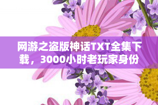 网游之盗版神话TXT全集下载,3000小时老玩家身份成谜,游戏人生竟藏着这般心酸! 网游之盗版神话TXT全集下载,3000小时老玩家身份成谜,游戏人生竟藏着这般心酸!