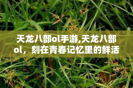 天龙八部ol手游,天龙八部ol，刻在青春记忆里的鲜活江湖