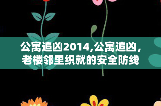 公寓追凶2014,公寓追凶，老楼邻里织就的安全防线