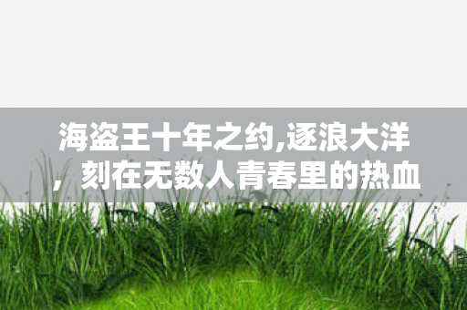 海盗王十年之约,逐浪大洋,刻在无数人青春里的热血海盗王 海盗王十年之约,逐浪大洋,刻在无数人青春里的热血海盗王