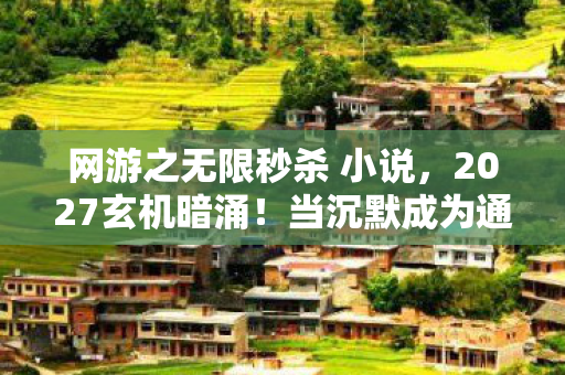 网游之无限秒杀 小说，2027玄机暗涌！当沉默成为通关密钥，这游戏究竟给了我什么？