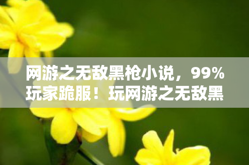 网游之无敌黑枪小说，99%玩家跪服！玩网游之无敌黑枪爽到颅内高潮的3大体验