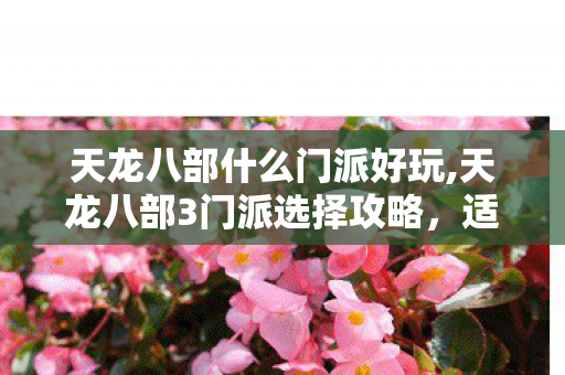 天龙八部什么门派好玩,天龙八部3门派选择攻略，适配不同游玩需求的高体验门派盘点