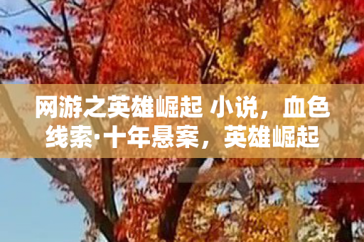 网游之英雄崛起 小说,血色线索·十年悬案,英雄崛起背后的毛骨悚然真相 网游之英雄崛起 小说,血色线索·十年悬案,英雄崛起背后的毛骨悚然真相