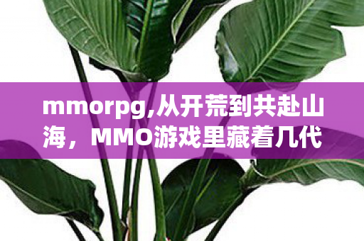 mmorpg,从开荒到共赴山海,MMO游戏里藏着几代人的青春联结 mmorpg,从开荒到共赴山海,MMO游戏里藏着几代人的青春联结