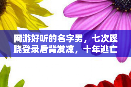网游好听的名字男,七次蹊跷登录后背发凉,十年逃亡竟是场拙劣独角戏 网游好听的名字男,七次蹊跷登录后背发凉,十年逃亡竟是场拙劣独角戏