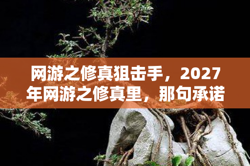 网游之修真狙击手,2027年网游之修真里,那句承诺成伏笔,如今想起鼻子一酸 网游之修真狙击手,2027年网游之修真里,那句承诺成伏笔,如今想起鼻子一酸