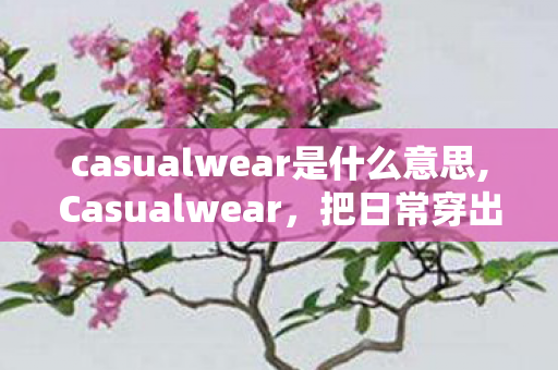 casualwear是什么意思,Casualwear,把日常穿出松弛感的穿搭哲学 casualwear是什么意思,Casualwear,把日常穿出松弛感的穿搭哲学