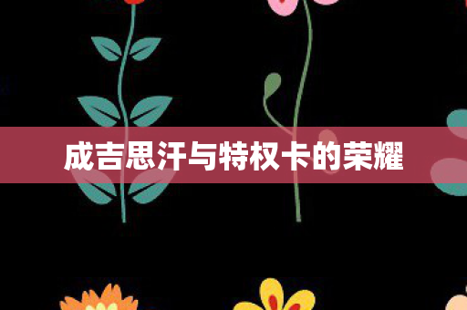 成吉思汗与特权卡的荣耀图片