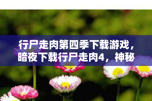 行尸走肉第四季下载游戏,暗夜下载行尸走肉4,神秘代码藏悬案,毛骨悚然真相待揭! 行尸走肉第四季下载游戏,暗夜下载行尸走肉4,神秘代码藏悬案,毛骨悚然真相待揭!