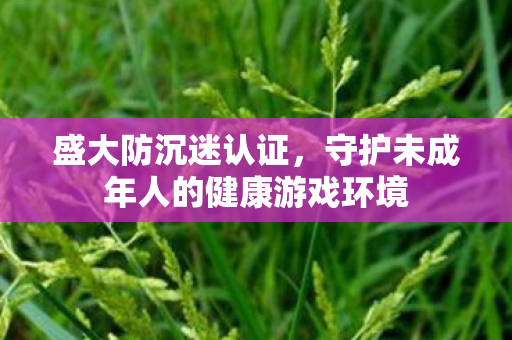 守护未成年人的健康游戏环境图片