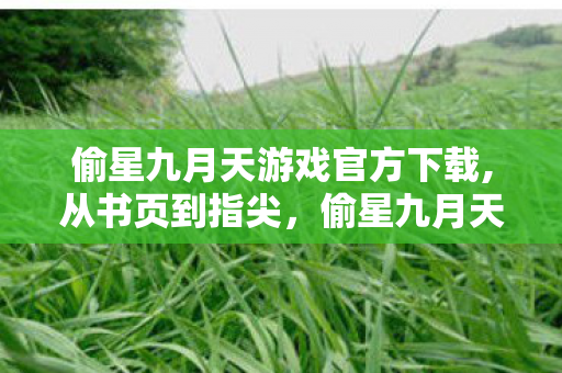 偷星九月天游戏官方下载,从书页到指尖,偷星九月天游戏里的青春回响 偷星九月天游戏官方下载,从书页到指尖,偷星九月天游戏里的青春回响