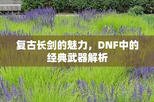 DNF中的经典武器解析图片