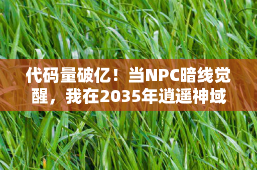 代码量破亿!当NPC暗线觉醒,我在2035年逍遥神域头皮发麻 代码量破亿!当NPC暗线觉醒,我在2035年逍遥神域头皮发麻