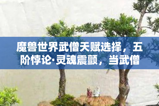 魔兽世界武僧天赋选择,五阶悖论·灵魂震颤,当武僧的拳风撕碎中年生存法则 魔兽世界武僧天赋选择,五阶悖论·灵魂震颤,当武僧的拳风撕碎中年生存法则