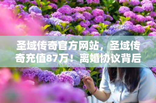 圣域传奇官方网站,圣域传奇充值87万!离婚协议背后,我亲手拆家的疯狂真相! 圣域传奇官方网站,圣域传奇充值87万!离婚协议背后,我亲手拆家的疯狂真相!