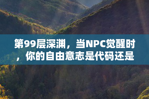 第99层深渊,当NPC觉醒时,你的自由意志是代码还是神谕? 第99层深渊,当NPC觉醒时,你的自由意志是代码还是神谕?
