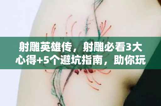射雕英雄传,射雕必看3大心得+5个避坑指南,助你玩转武侠江湖! 射雕英雄传,射雕必看3大心得+5个避坑指南,助你玩转武侠江湖!