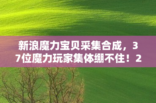 新浪魔力宝贝采集合成，37位魔力玩家集体绷不住！2026年怀旧服竟藏惊天疑点？