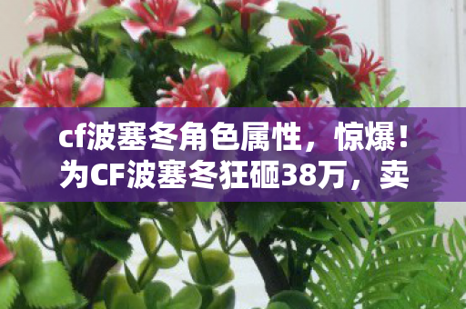 cf波塞冬角色属性,惊爆!为CF波塞冬狂砸38万,卖房充值背后隐情让我吓一跳! cf波塞冬角色属性,惊爆!为CF波塞冬狂砸38万,卖房充值背后隐情让我吓一跳!