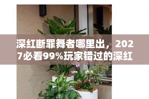 深红断罪舞者哪里出,2027必看99%玩家错过的深红断罪舞者3大隐藏机制!实战心得颠覆认知 深红断罪舞者哪里出,2027必看99%玩家错过的深红断罪舞者3大隐藏机制!实战心得颠覆认知