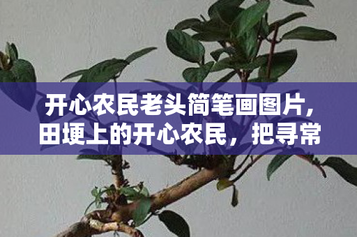 开心农民老头简笔画图片,田埂上的开心农民,把寻常日子过成冒热气的诗 开心农民老头简笔画图片,田埂上的开心农民,把寻常日子过成冒热气的诗