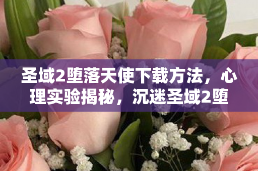 圣域2堕落天使下载方法,心理实验揭秘,沉迷圣域2堕落天使的细思极恐自我麻醉 圣域2堕落天使下载方法,心理实验揭秘,沉迷圣域2堕落天使的细思极恐自我麻醉