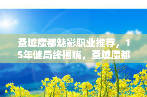 圣域魔都魅影职业推荐,15年谜局终揭晓,圣域魔都魅影职业的隐秘史诗与泪目真相 圣域魔都魅影职业推荐,15年谜局终揭晓,圣域魔都魅影职业的隐秘史诗与泪目真相