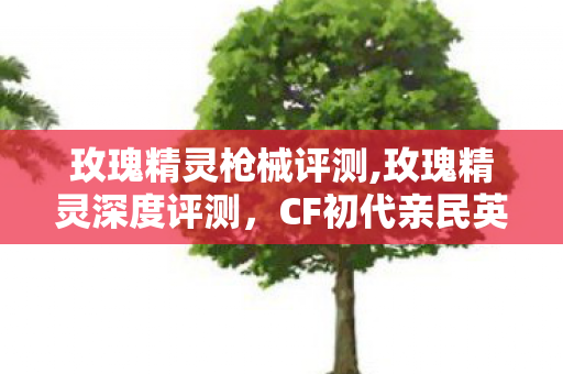玫瑰精灵枪械评测,玫瑰精灵深度评测,CF初代亲民英雄M4的跨十年体验复盘 玫瑰精灵枪械评测,玫瑰精灵深度评测,CF初代亲民英雄M4的跨十年体验复盘