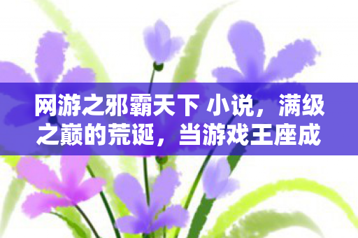 网游之邪霸天下 小说，满级之巅的荒诞，当游戏王座成为现实废墟的墓碑