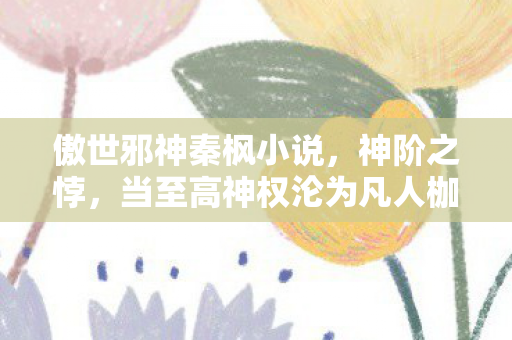 傲世邪神秦枫小说,神阶之悖,当至高神权沦为凡人枷锁,谁在操控命运齿轮? 傲世邪神秦枫小说,神阶之悖,当至高神权沦为凡人枷锁,谁在操控命运齿轮?