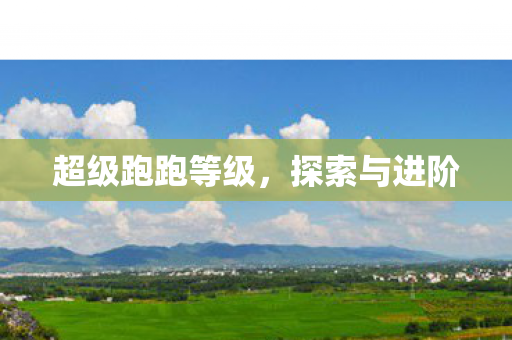 超级跑跑等级图片