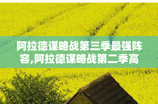 阿拉德谋略战第三季最强阵容,阿拉德谋略战第二季高胜率阵容搭配指南，轻松通关拿满全奖励