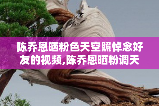 陈乔恩晒粉色天空照悼念好友的视频,陈乔恩晒粉调天空照寄哀思，风过天际，故人仍在心底