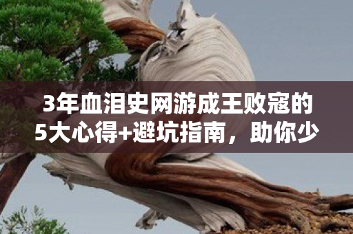 3年血泪史网游成王败寇的5大心得+避坑指南,助你少走弯路! 3年血泪史网游成王败寇的5大心得+避坑指南,助你少走弯路!