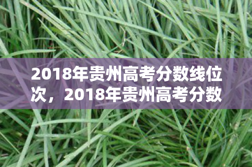 2018年贵州高考分数线位次,2018年贵州高考分数线暗藏玄机,那年的沉默抉择谁懂? 2018年贵州高考分数线位次,2018年贵州高考分数线暗藏玄机,那年的沉默抉择谁懂?