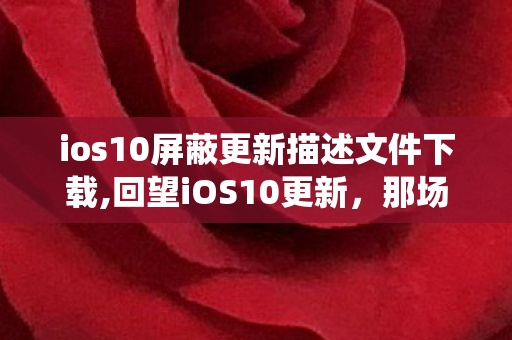 ios10屏蔽更新描述文件下载,回望iOS10更新,那场刷新使用体验的系统升级,至今仍留情怀余温 ios10屏蔽更新描述文件下载,回望iOS10更新,那场刷新使用体验的系统升级,至今仍留情怀余温