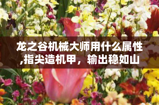 龙之谷机械大师用什么属性,指尖造机甲，输出稳如山，龙之谷机械大师的冒险浪漫
