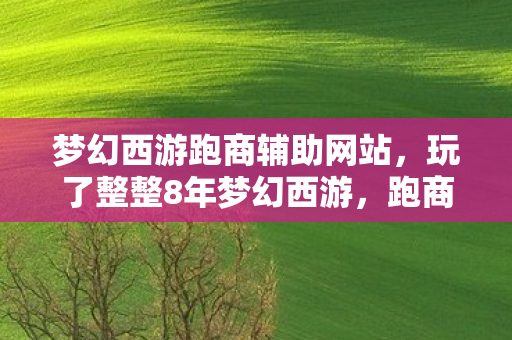 梦幻西游跑商辅助网站,玩了整整8年梦幻西游,跑商辅助器选3款还是5款?老玩家纠结到失眠! 梦幻西游跑商辅助网站,玩了整整8年梦幻西游,跑商辅助器选3款还是5款?老玩家纠结到失眠!
