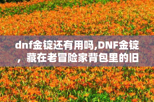 dnf金锭还有用吗,DNF金锭,藏在老冒险家背包里的旧时光印记 dnf金锭还有用吗,DNF金锭,藏在老冒险家背包里的旧时光印记