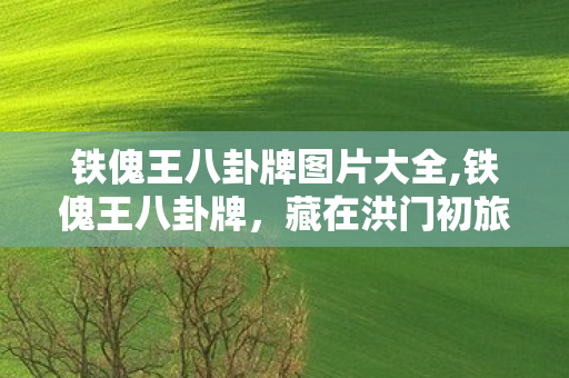 铁傀王八卦牌图片大全,铁傀王八卦牌,藏在洪门初旅里的热血旧时光 铁傀王八卦牌图片大全,铁傀王八卦牌,藏在洪门初旅里的热血旧时光
