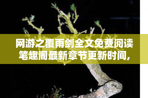 网游之覆雨剑全文免费阅读笔趣阁最新章节更新时间,网游之覆雨剑,镌刻在武侠青春里的江湖印记 网游之覆雨剑全文免费阅读笔趣阁最新章节更新时间,网游之覆雨剑,镌刻在武侠青春里的江湖印记