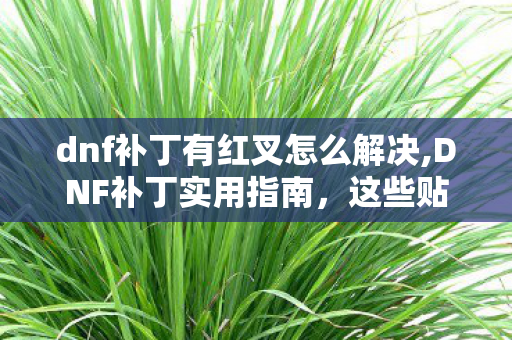 dnf补丁有红叉怎么解决,DNF补丁实用指南,这些贴心功能让你的阿拉德冒险体验全面升级 dnf补丁有红叉怎么解决,DNF补丁实用指南,这些贴心功能让你的阿拉德冒险体验全面升级