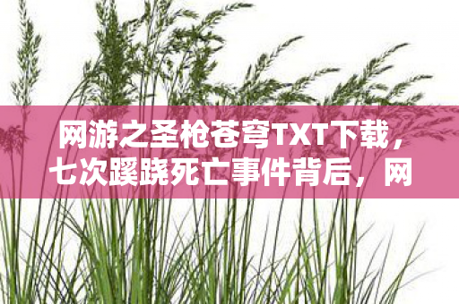 网游之圣枪苍穹TXT下载,七次蹊跷死亡事件背后,网游圣枪苍穹让玩家后背发凉! 网游之圣枪苍穹TXT下载,七次蹊跷死亡事件背后,网游圣枪苍穹让玩家后背发凉!
