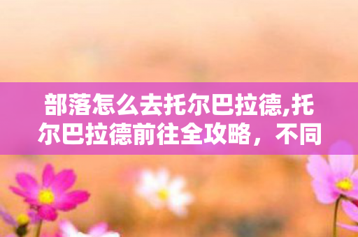 部落怎么去托尔巴拉德,托尔巴拉德前往全攻略,不同版本玩家的出行路径指南 部落怎么去托尔巴拉德,托尔巴拉德前往全攻略,不同版本玩家的出行路径指南